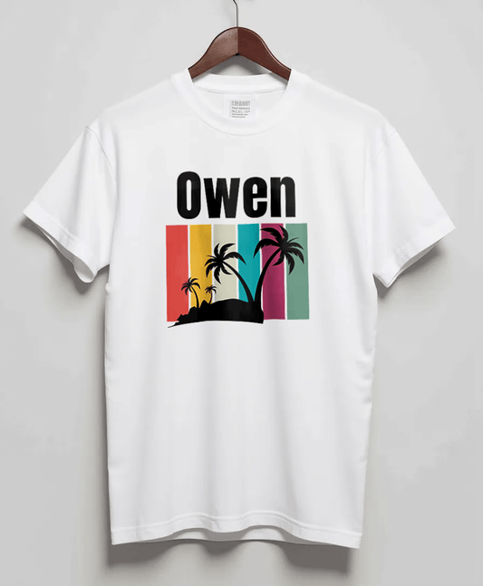 Personalized OWEN Island Vibe T-Shirt
