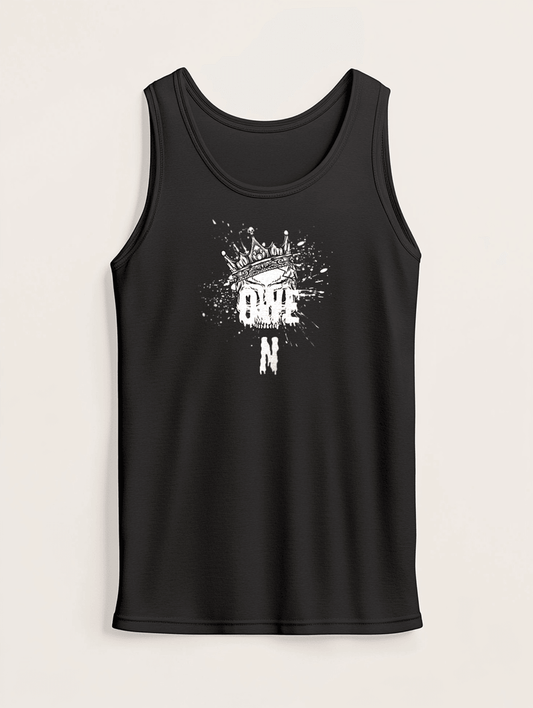 Personalized OWEN Crowned Skull Tank Top