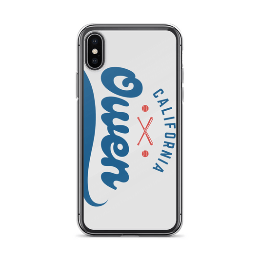 Personalized OWEN Phone Case with California Baseball Design
