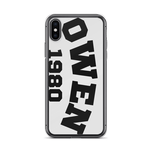 Personalized OWEN Clear Phone Case