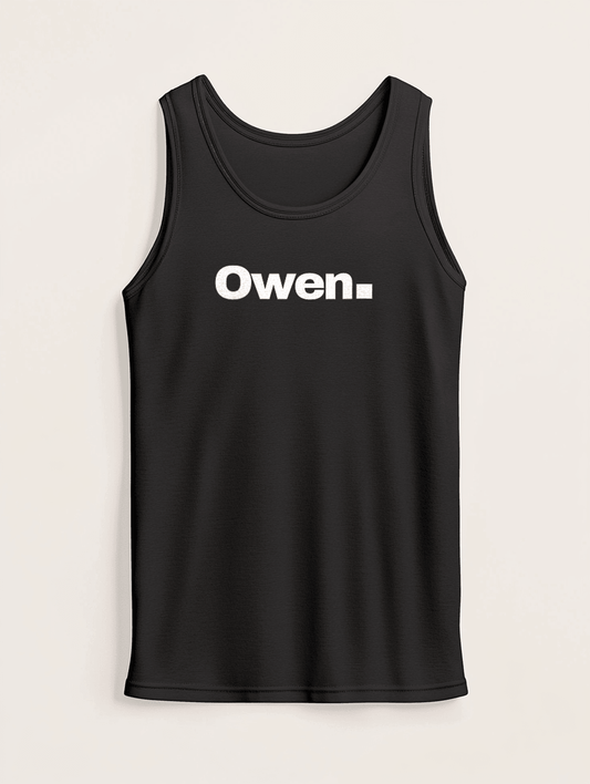 Modern Personalized OWEN Tank Top