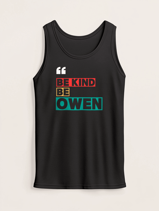 Personalized OWEN Tank Top Statement Piece