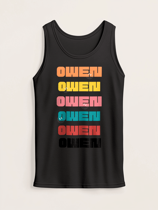 Personalized OWEN Vibrant Tank Top