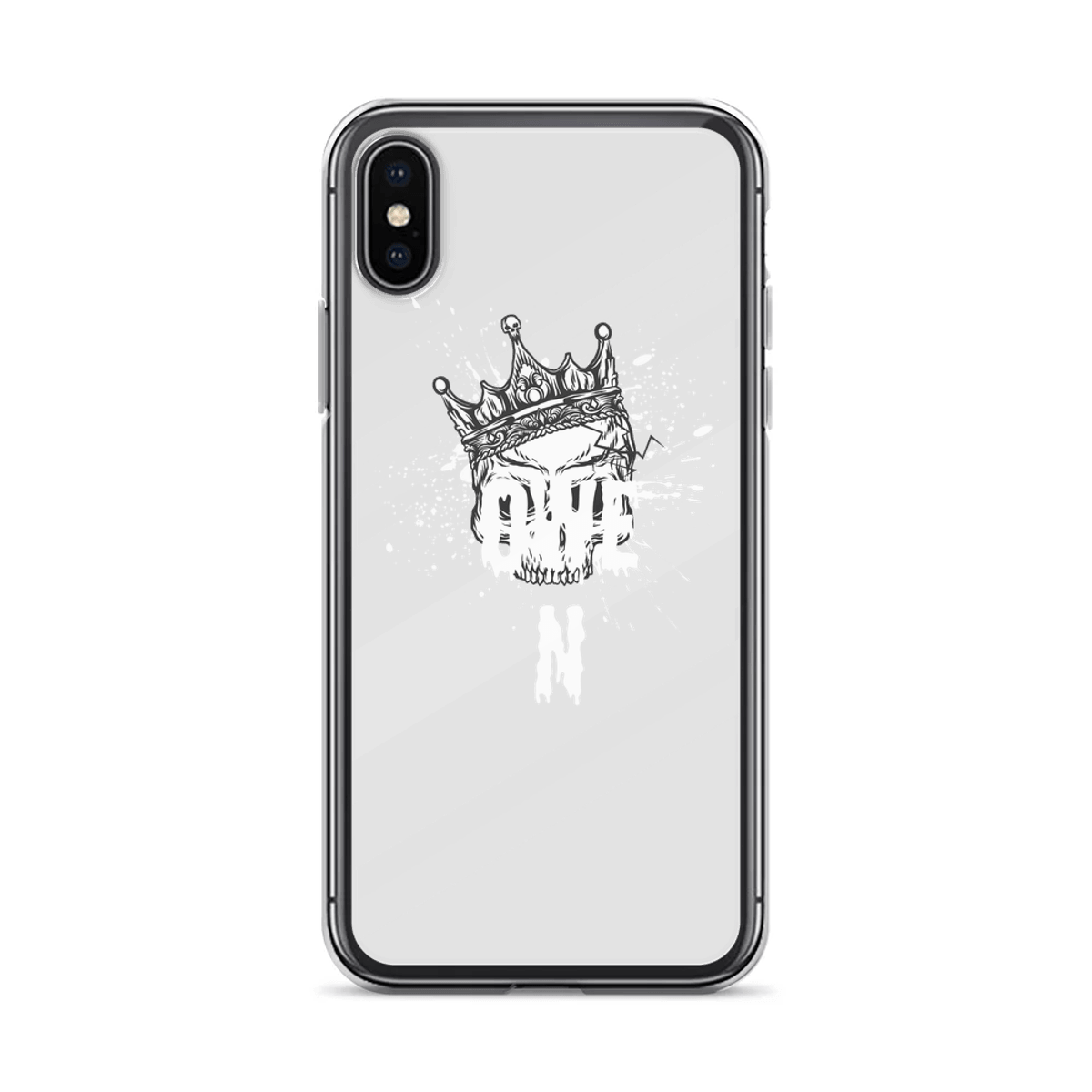 Personalized OWEN Crowned Skull Phone Case
