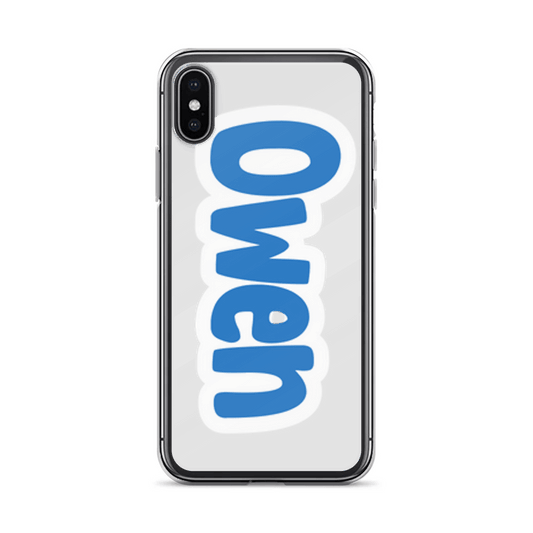 Personalized OWEN Clear Phone Case