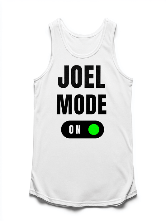 Personalized JOEL Tank Top with Bold Typography