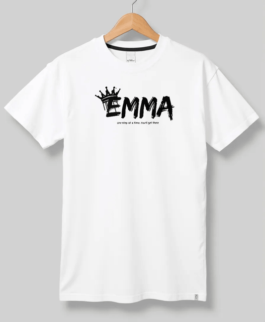 Personalized EMMA T-Shirt with Crown Design