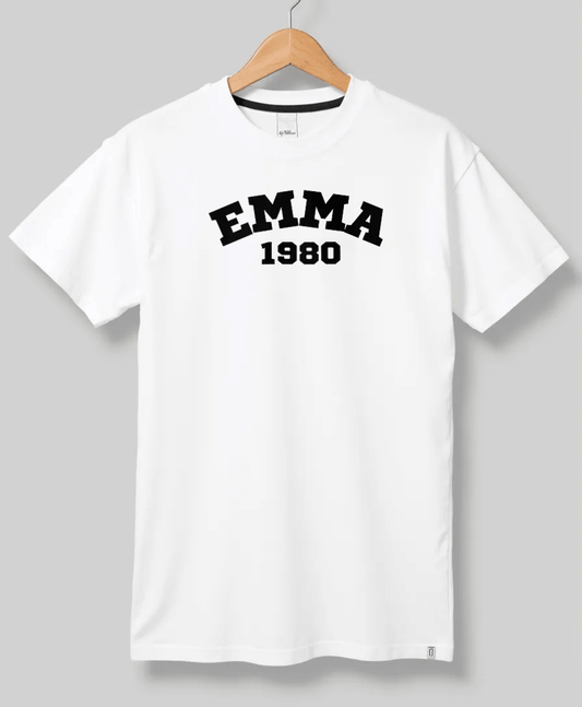 Personalized EMMA Collegiate T-Shirt