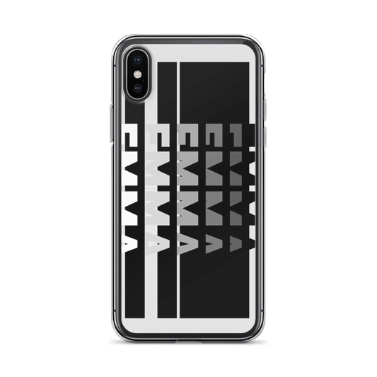 Personalized EMMA Glossy Black Phone Case