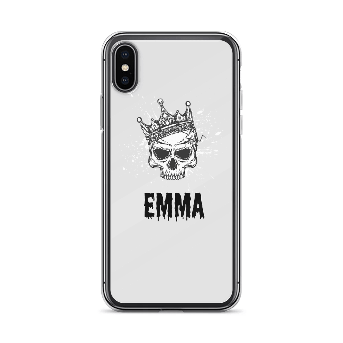 Personalized EMMA Skull Phone Case