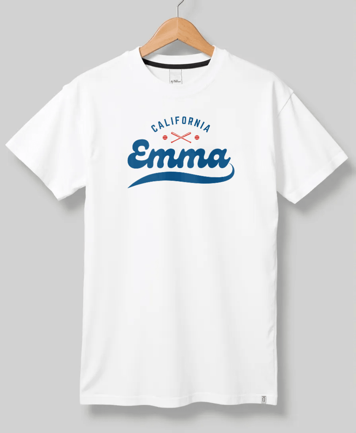 Personalized EMMA California Coastal Charm T-Shirt