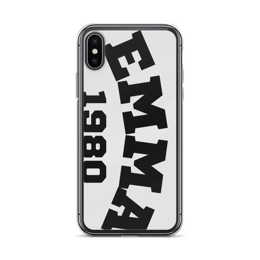 Personalized EMMA Clear Phone Case