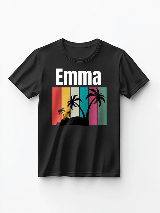 Personalized EMMA Sunny Vibes T-Shirt