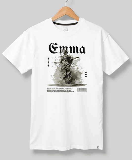 Personalized EMMA Classical Statue T-Shirt