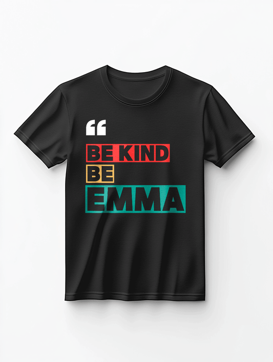 Personalized EMMA Be Kind T-Shirt