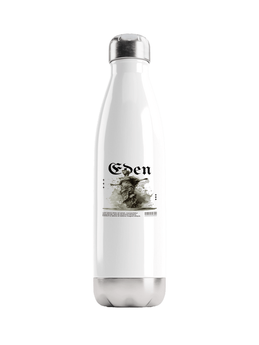 Personalized EDEN Water Bottle with Classical Illustration
