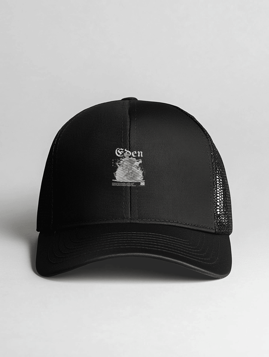 Personalized EDEN Black Trucker Hat