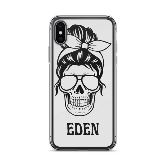 Personalized EDEN Skull Illustration Phone Case