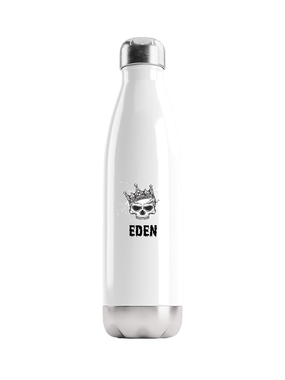Personalized EDEN Skull Water Bottle