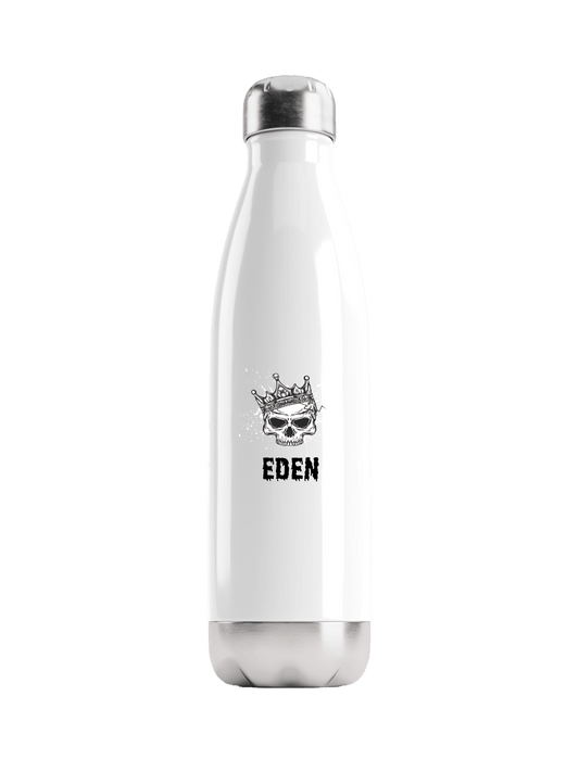 Personalized EDEN Skull Water Bottle