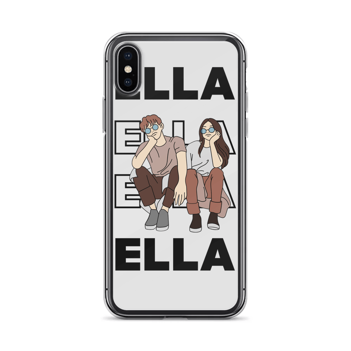 Personalized ELLA Clear Phone Case