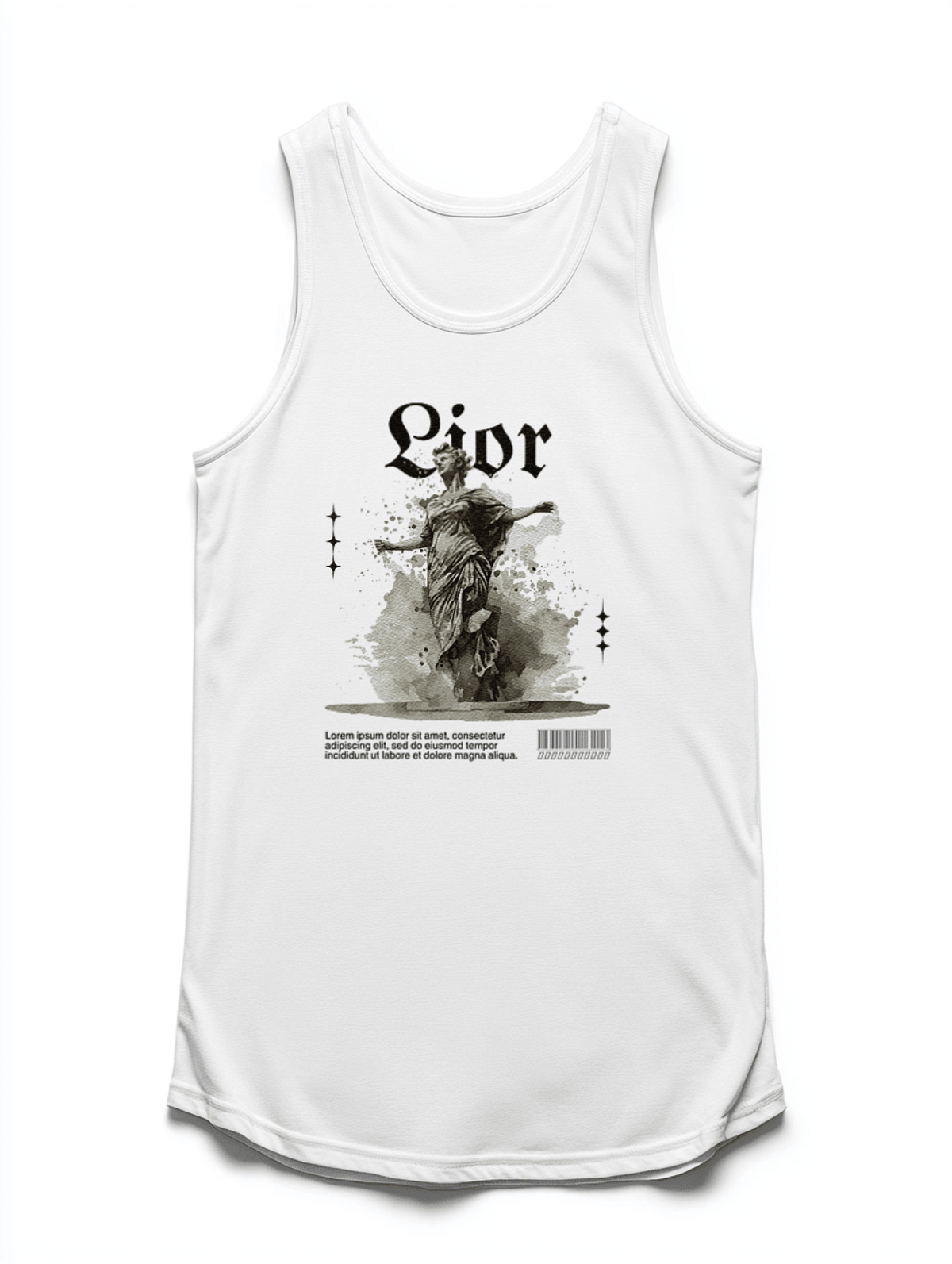 Personalized LIOR Gothic Statue Tank Top