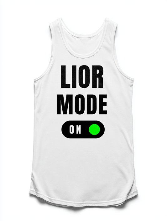 Personalized LIOR Tank Top with Bold Typography