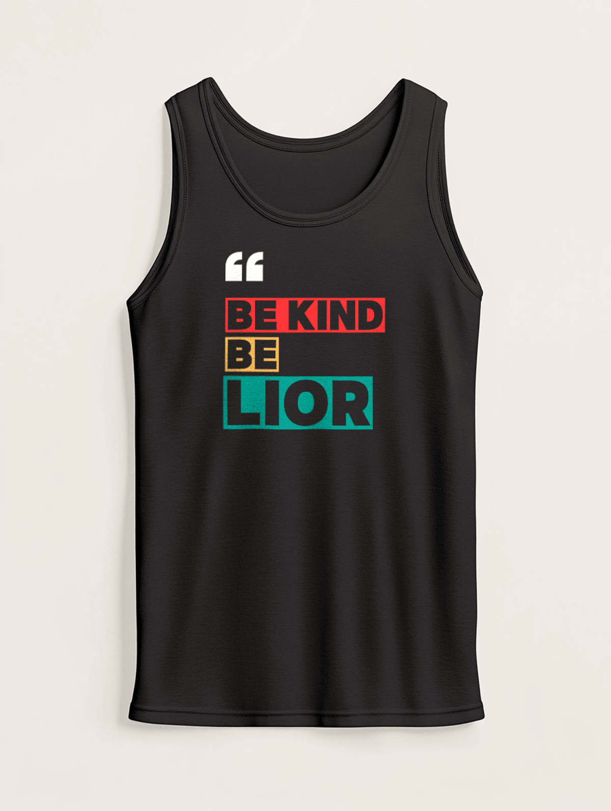 Personalized LIOR Tank Top Statement Piece